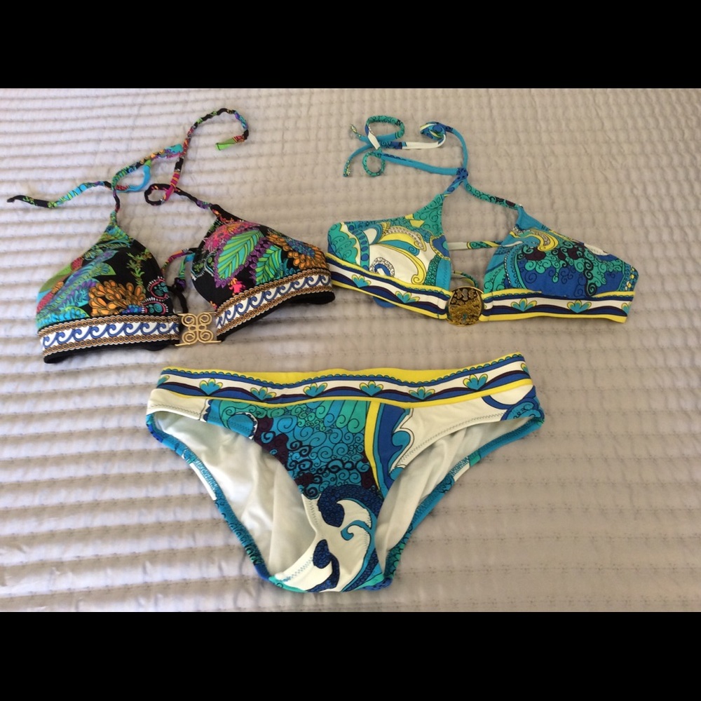 Trina Turk 3 pieces bathing suit